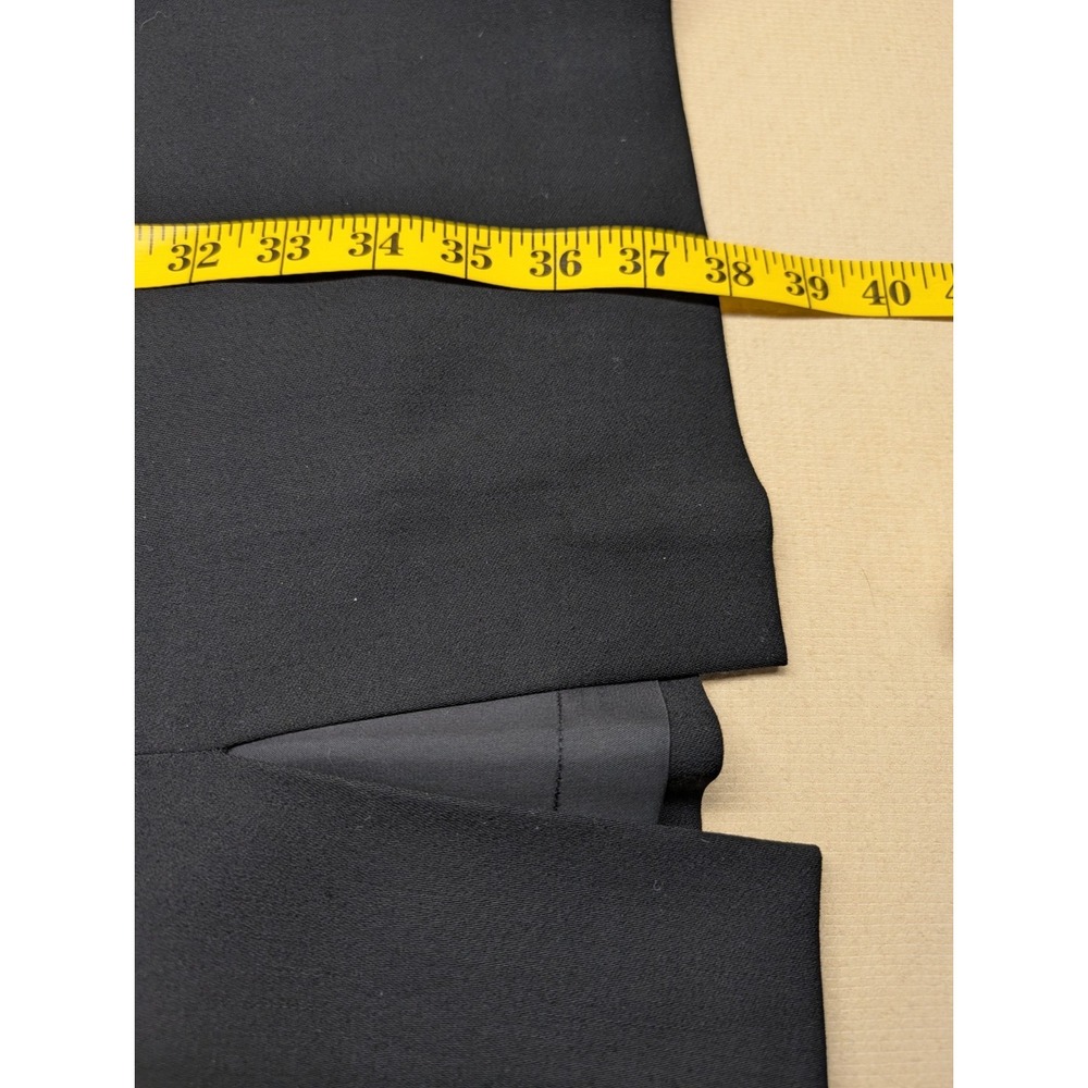 Rena Rowan Women's Dress Size 14 Black Sleeveless 100% Wool With Lining Acetate - Picture 5 of 5